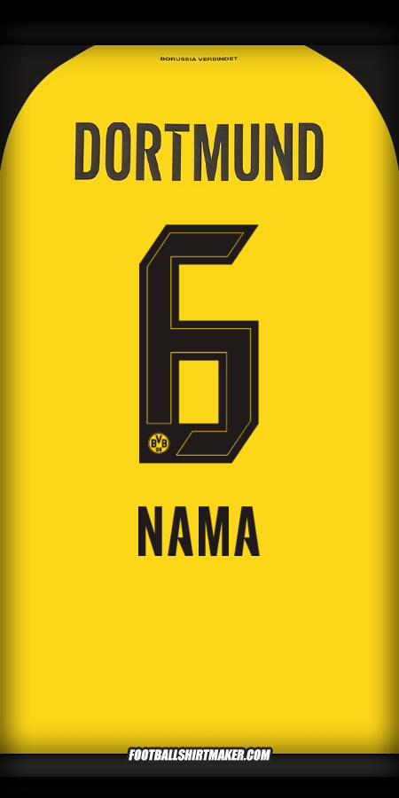 Jersey Borussia Dortmund 2025/2026 -  nama - 6