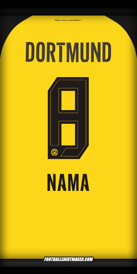 Jersey Borussia Dortmund 2025/2026 -  nama - 8