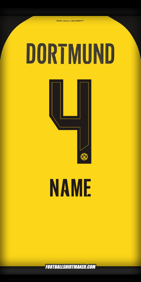 Trikot Borussia Dortmund 2025/2026 -  name - 4