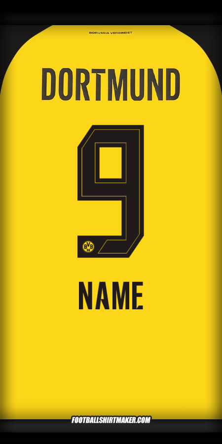 Trikot Borussia Dortmund 2025/2026 -  name - 9