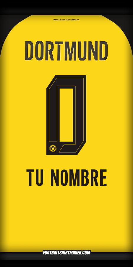 Camiseta Borussia Dortmund 2025/2026 -  tu nombre - 0