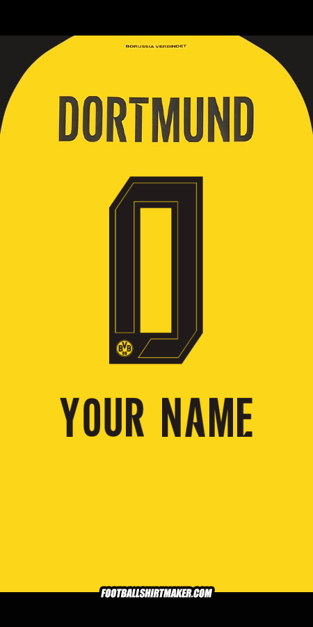 Shirt Borussia Dortmund 2025/2026 -  your name - 0