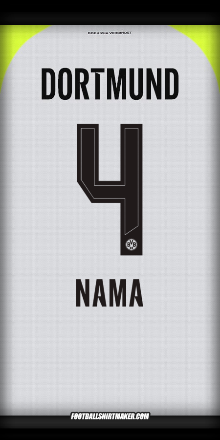Jersey Borussia Dortmund 2025/2026 Alternatif -  nama - 4
