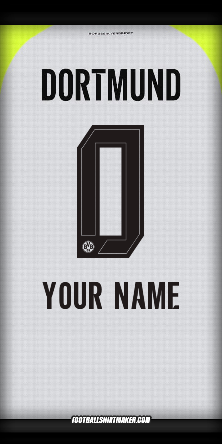 Shirt Borussia Dortmund 2025/2026 II -  your name - 0