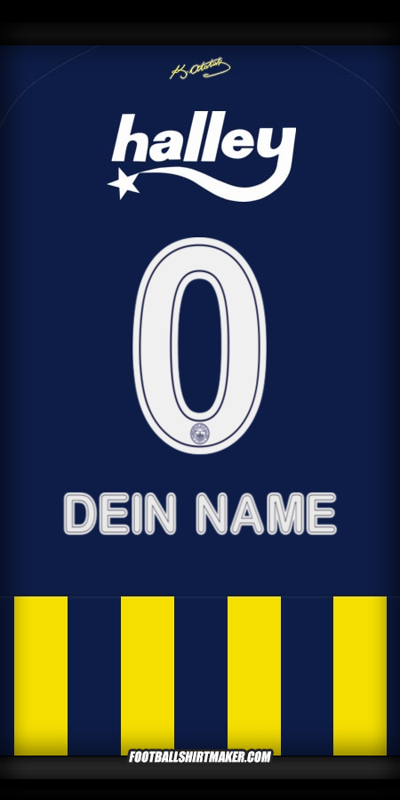 Trikot Fenerbahce SK 2025/2026 -  dein name - 0
