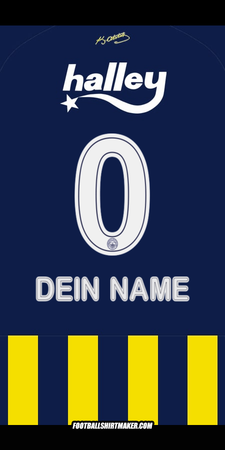Trikot Fenerbahce SK 2025/2026 -  dein name - 0