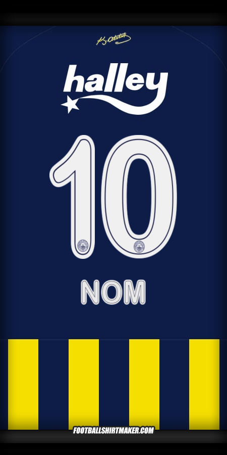 Maillot Fenerbahce SK 2025/2026 -  nom - 10