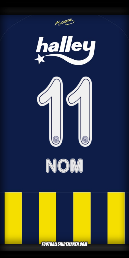 Maillot Fenerbahce SK 2025/2026 -  nom - 11