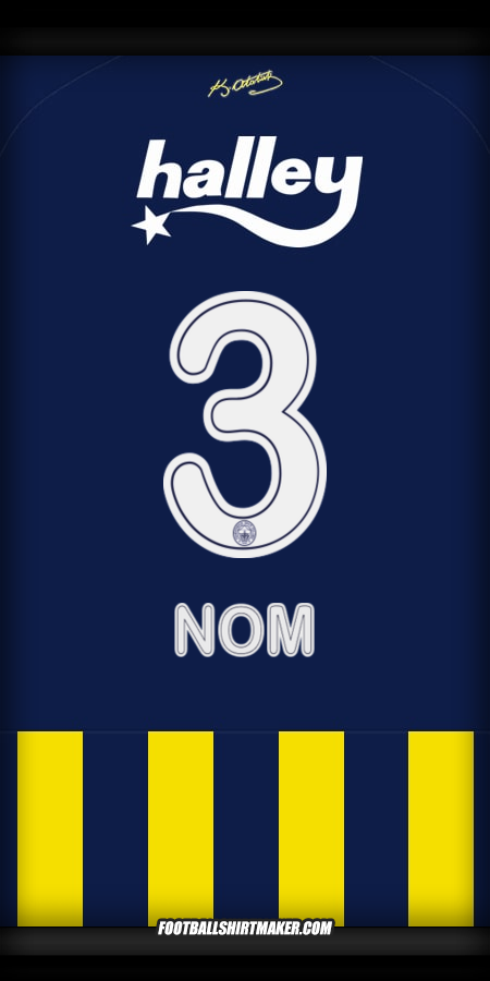 Maillot Fenerbahce SK 2025/2026 -  nom - 3