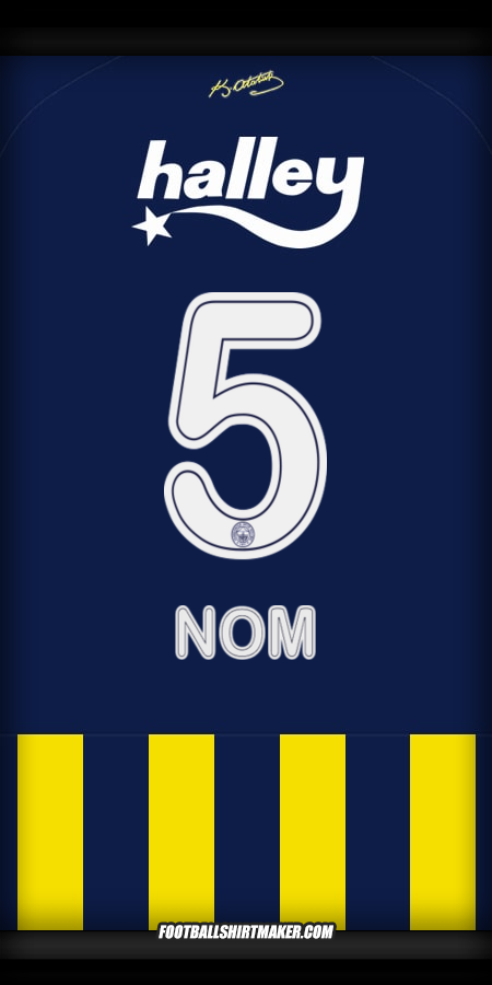 Maillot Fenerbahce SK 2025/2026 -  nom - 5
