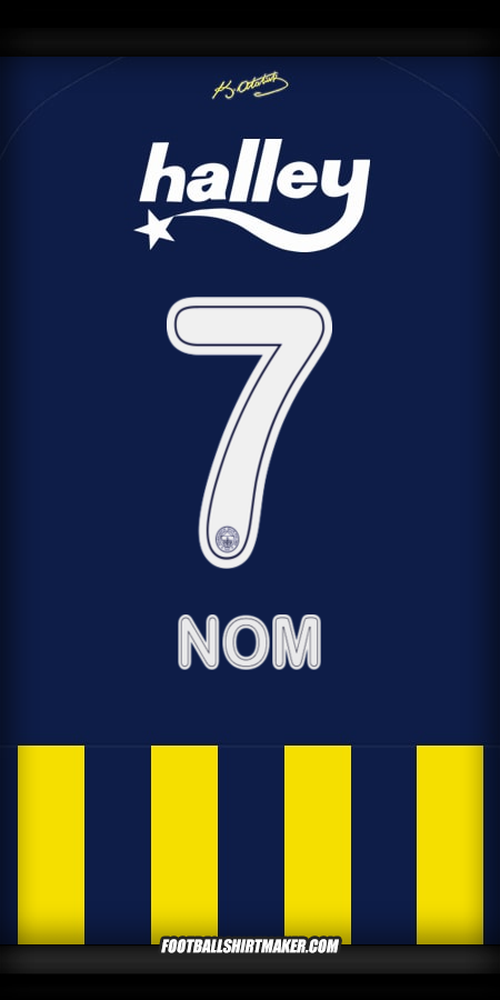 Maillot Fenerbahce SK 2025/2026 -  nom - 7