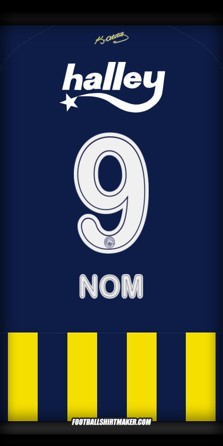 Maillot Fenerbahce SK 2025/2026 -  nom - 9