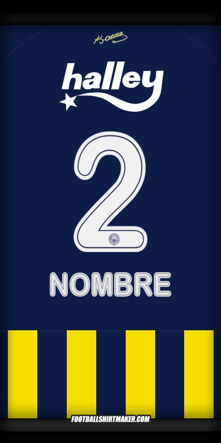 Camiseta Fenerbahce SK 2025/2026 -  nombre - 2