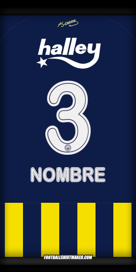 Jersey Fenerbahce SK 2025/2026 -  nombre - 3