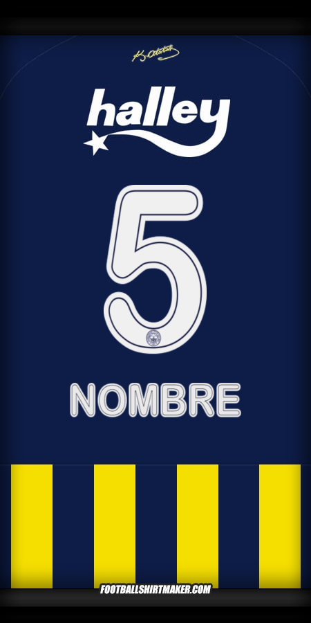 Jersey Fenerbahce SK 2025/2026 -  nombre - 5