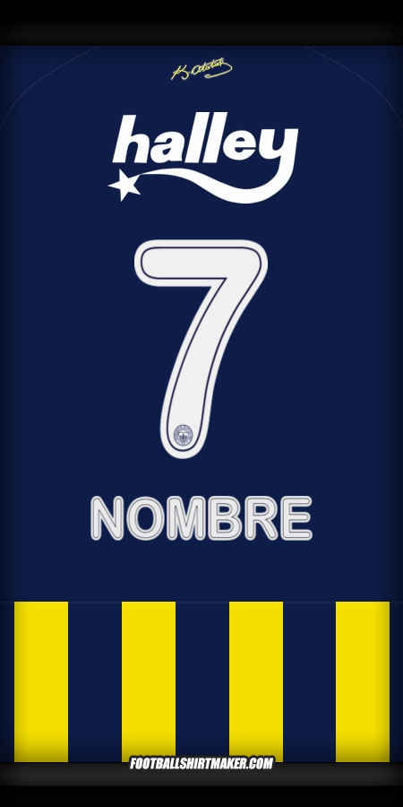 Jersey Fenerbahce SK 2025/2026 -  nombre - 7