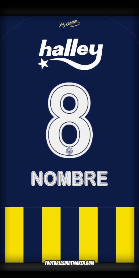 Jersey Fenerbahce SK 2025/2026 -  nombre - 8