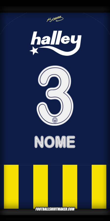 Camisa Fenerbahce SK 2025/2026 -  nome - 3