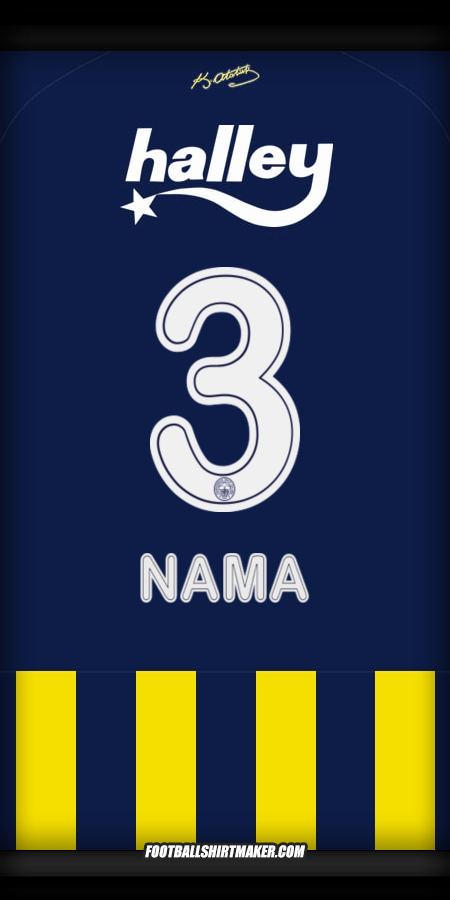 Jersey Fenerbahce SK 2025/2026 -  nama - 3