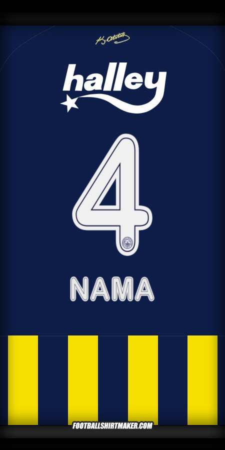 Jersey Fenerbahce SK 2025/2026 -  nama - 4
