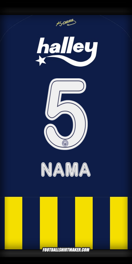 Jersey Fenerbahce SK 2025/2026 -  nama - 5