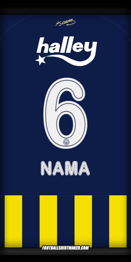Jersey Fenerbahce SK 2025/2026 -  nama - 6