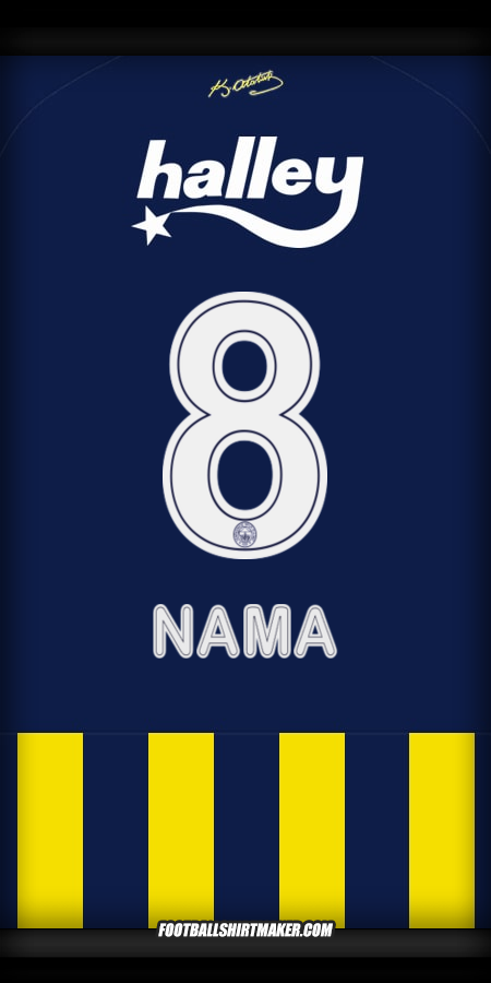 Jersey Fenerbahce SK 2025/2026 -  nama - 8
