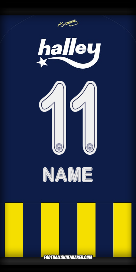 Trikot Fenerbahce SK 2025/2026 -  name - 11