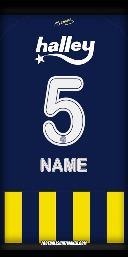 Jersey Fenerbahce SK 2025/2026 -  name - 5