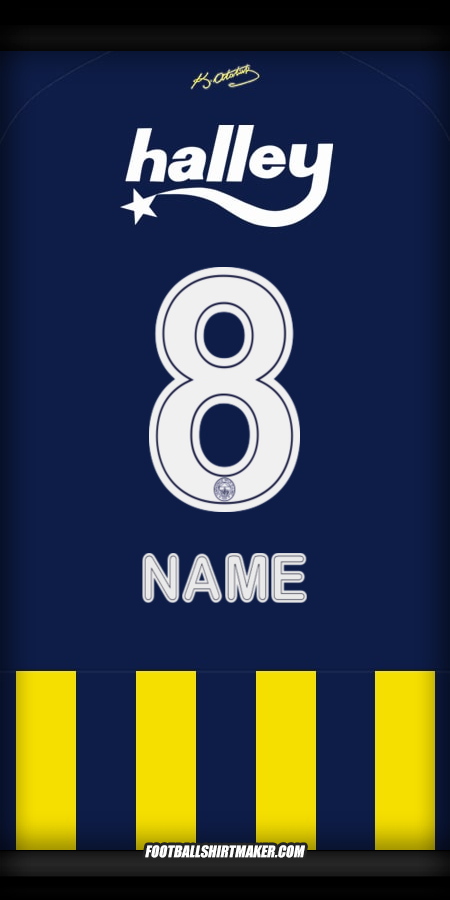 Jersey Fenerbahce SK 2025/2026 -  name - 8