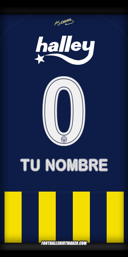 Camiseta Fenerbahce SK 2025/2026 -  tu nombre - 0