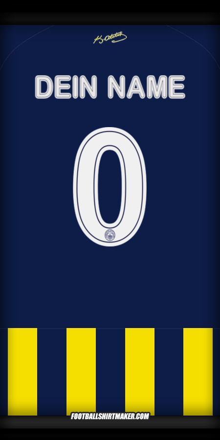 Trikot Fenerbahce SK 2025/2026 Cup -  dein name - 0