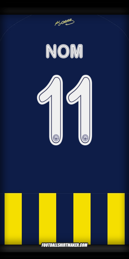 Maillot Fenerbahce SK Cup 2025/2026 -  nom - 11