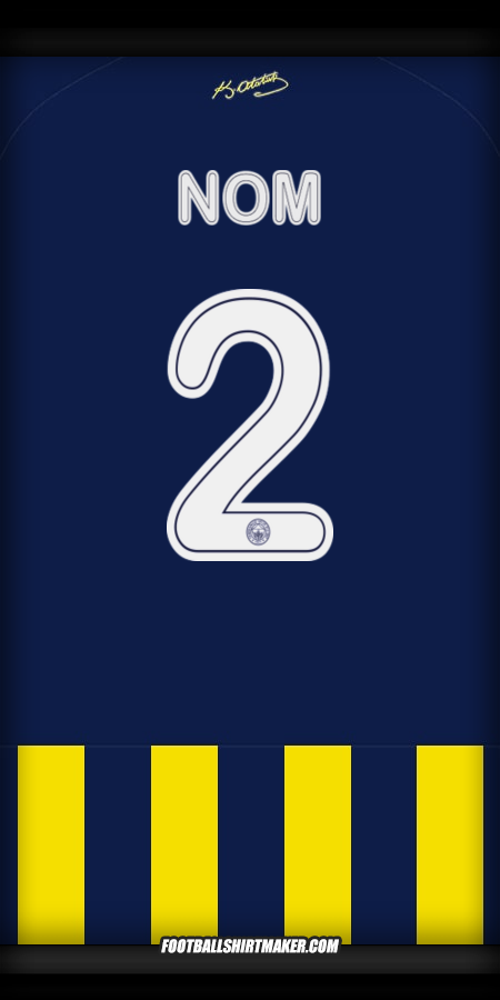 Maillot Fenerbahce SK Cup 2025/2026 -  nom - 2