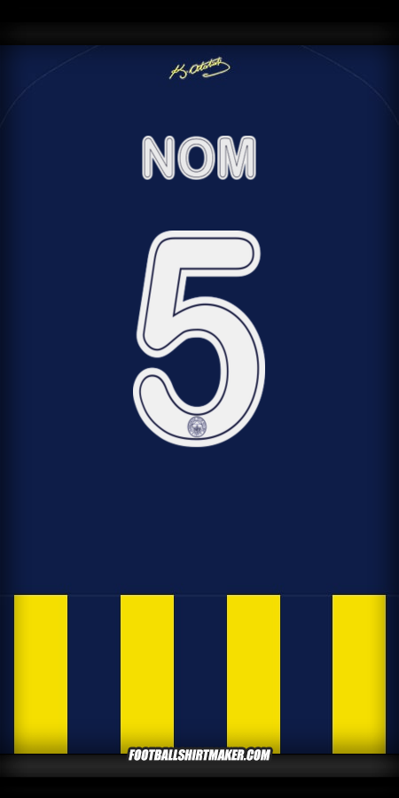 Maillot Fenerbahce SK Cup 2025/2026 -  nom - 5