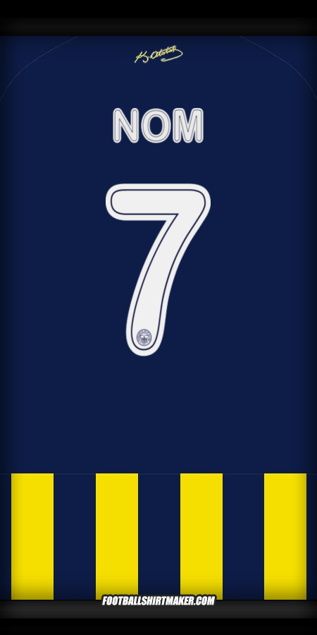 Maillot Fenerbahce SK Cup 2025/2026 -  nom - 7