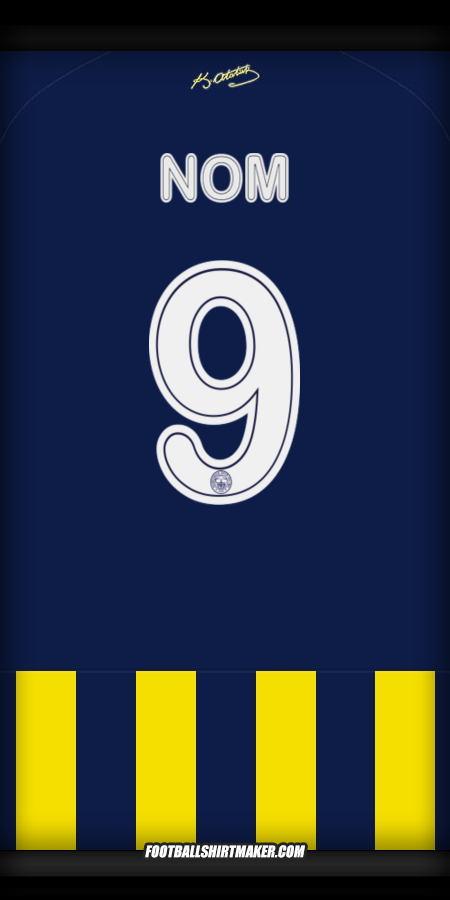 Maillot Fenerbahce SK Cup 2025/2026 -  nom - 9