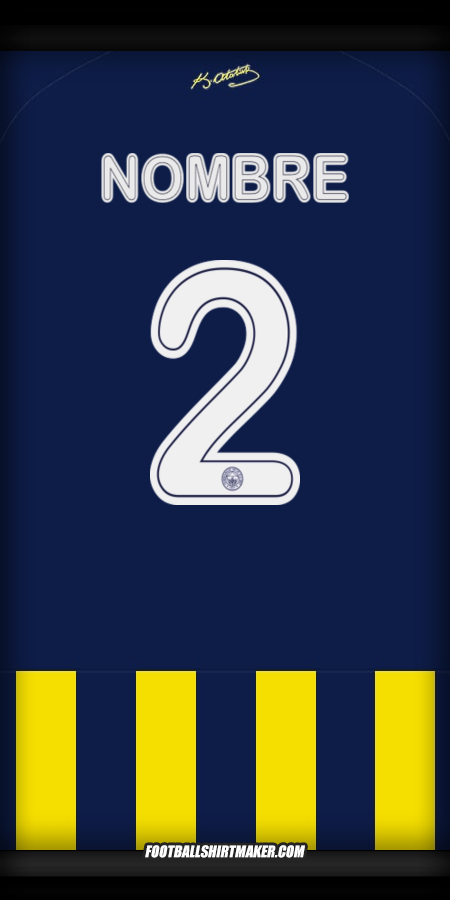 Jersey Fenerbahce SK Cup 2025/2026 -  nombre - 2