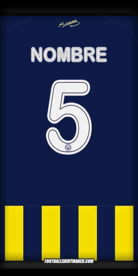 Camiseta Fenerbahce SK Cup 2025/2026 -  nombre - 5
