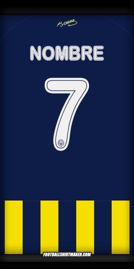Jersey Fenerbahce SK Cup 2025/2026 -  nombre - 7