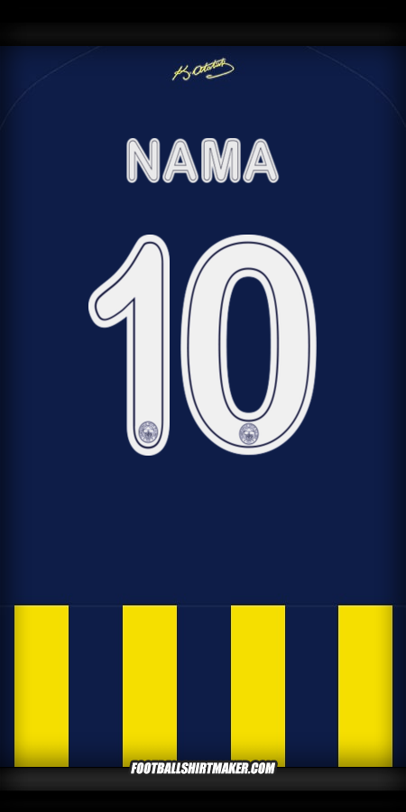Jersey Fenerbahce SK Cup 2025/2026 -  nama - 10