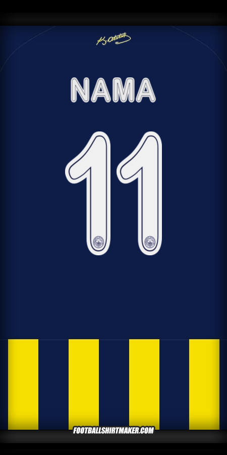 Jersey Fenerbahce SK Cup 2025/2026 -  nama - 11