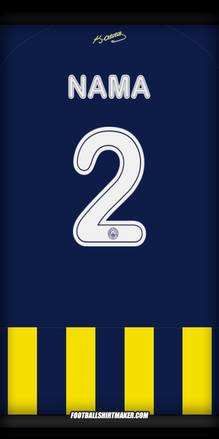 Jersey Fenerbahce SK Cup 2025/2026 -  nama - 2