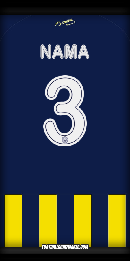 Jersey Fenerbahce SK Cup 2025/2026 -  nama - 3