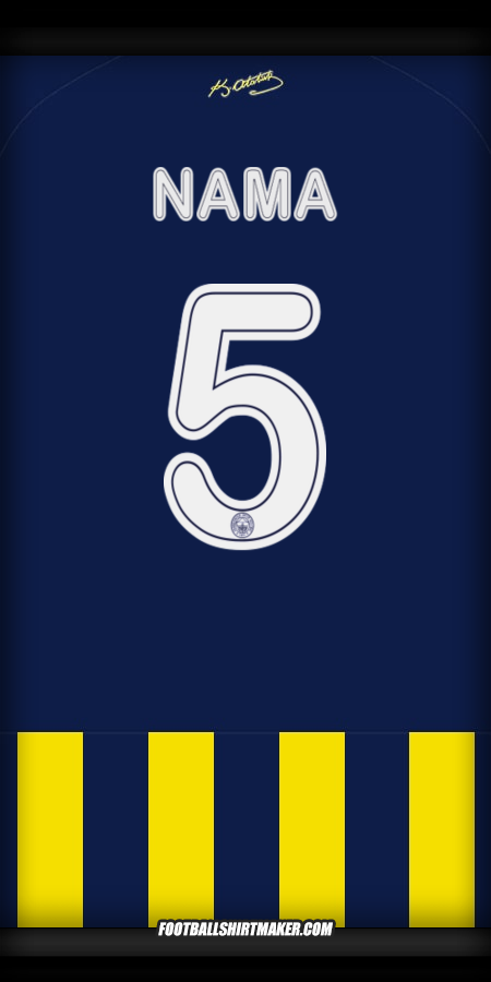 Jersey Fenerbahce SK Cup 2025/2026 -  nama - 5