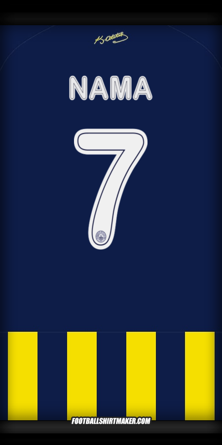 Jersey Fenerbahce SK Cup 2025/2026 -  nama - 7