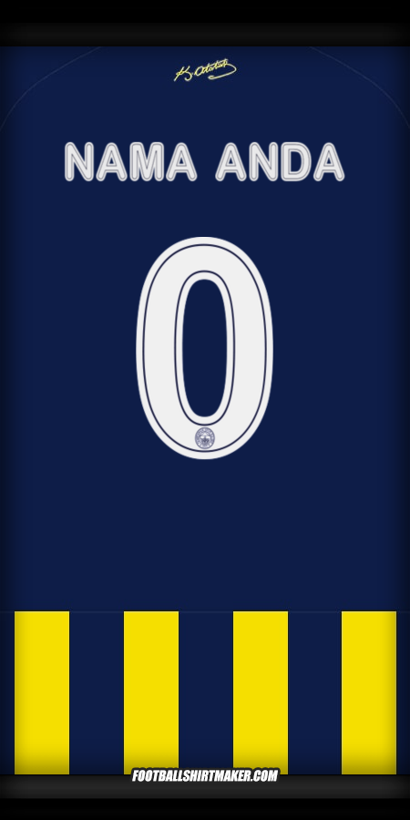 Jersey Fenerbahce SK Cup 2025/2026 -  nama anda - 0