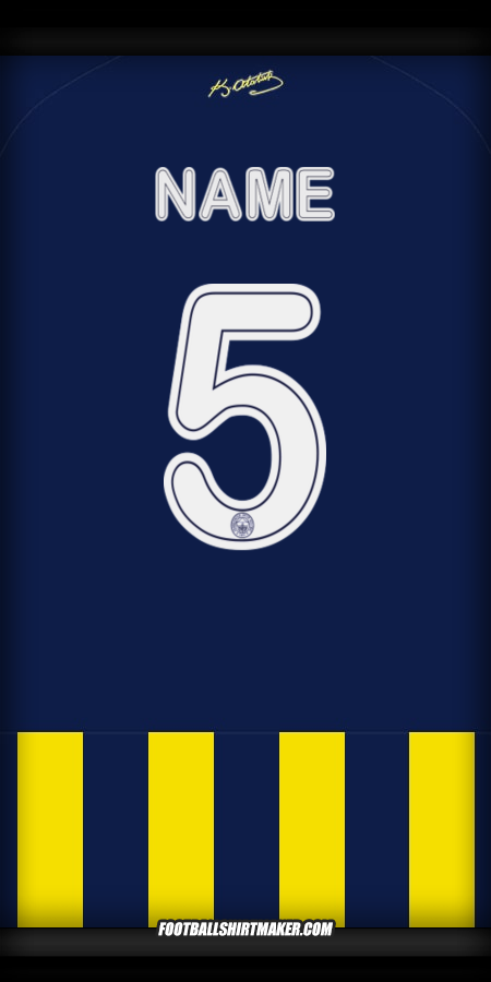 Trikot Fenerbahce SK Cup 2025/2026 -  name - 5