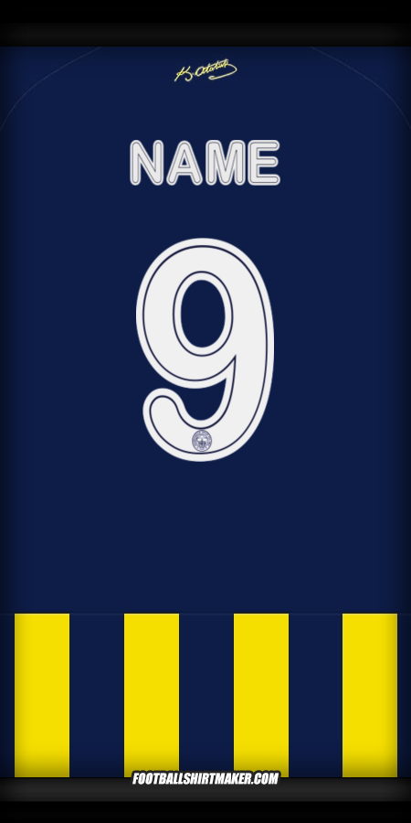 Trikot Fenerbahce SK Cup 2025/2026 -  name - 9