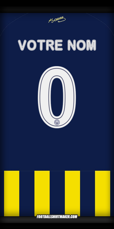 Maillot Fenerbahce SK Cup 2025/2026 -  votre nom - 0